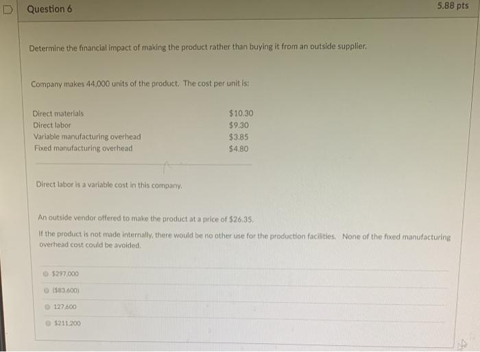 sold at the split-off point for $13 per unit. Or, it can