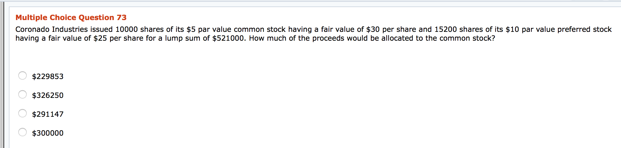 Common Stock, $1 par $3450000 Paid-in Capital in Excess of Par-Common Stock