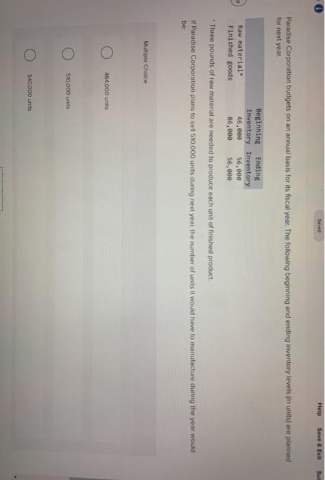 Seved Help Save & Exit Sub Paradise Corporation budgets on an annual