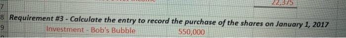 The following were assets and liabilities at the time of acquisition: Bob's
