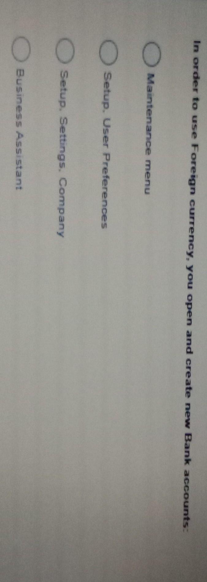 In order to use Foreign currency, you open and create new Bank