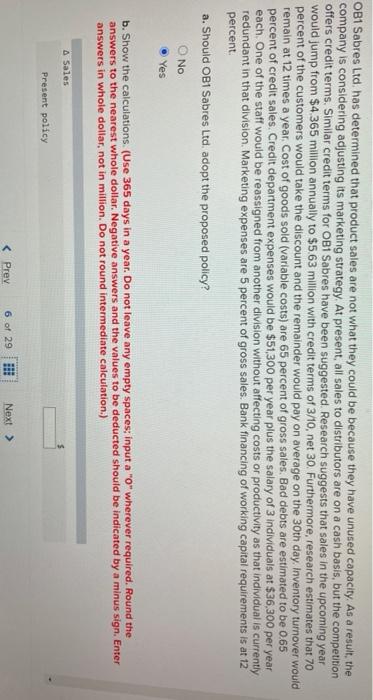 OB1 Sabres Ltd. has determined that product sales are not what they