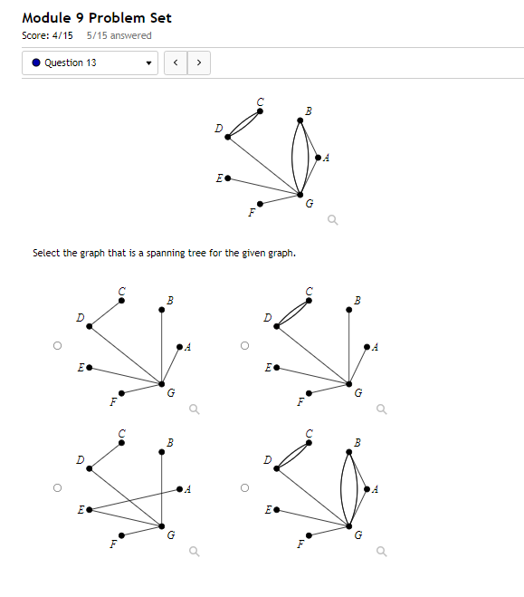  Module 9 Problem Set Score: 4/15 5/15 answered . Question 13