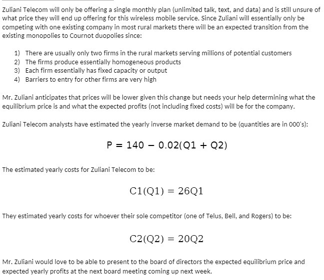  Euliani Telecom will only be offering a single monthly plan {unlimited