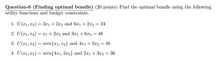 is the price of good 3:: and m is the income level.