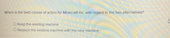 replacing one of the special machines used in the production of a