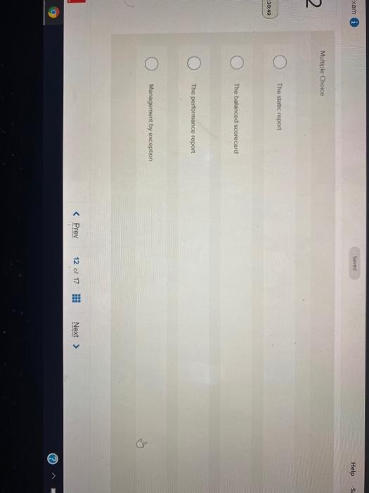 directs attention toward those parts of the organization where the variances are