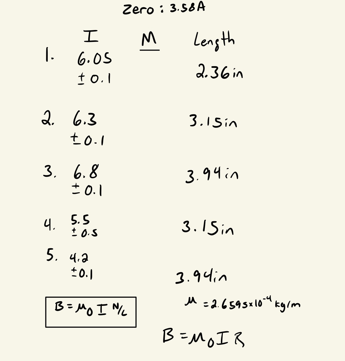 How do you find the B and the mass with the given