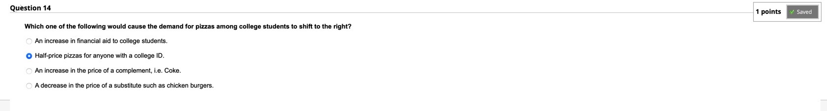 my answers are wrong, please help: Question 14 1 points Saved Which