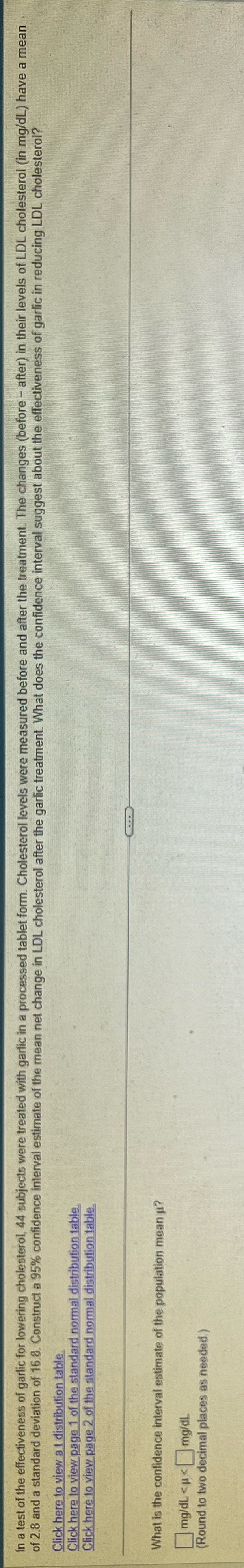 The answer for the problem please thank. In a test of the