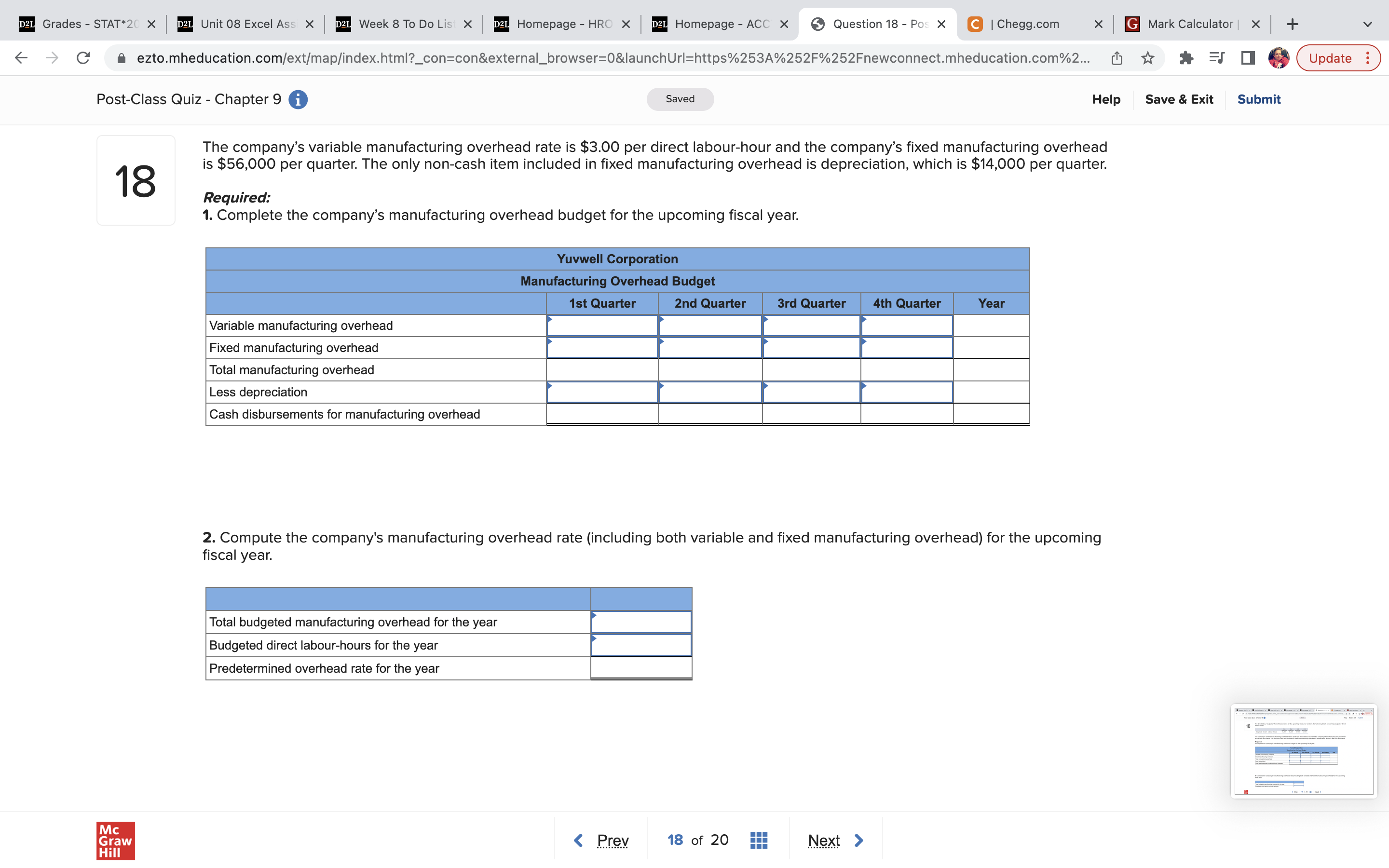 D2L Week 8 To Do List X D2L Homepage - HRO X