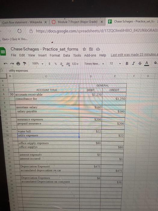2 34 Debit Credit Entries- Plyte here to search Adjusted Trial Balance