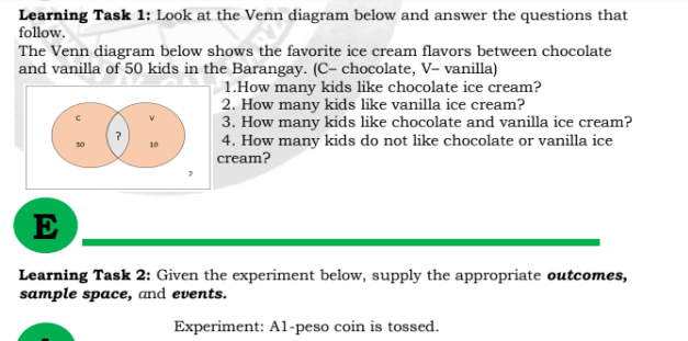 wk5 with solution Learning Task 1: Look at the Venn diagram below