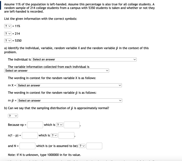 no more than 9% of the randomly selected college students are left-handed?