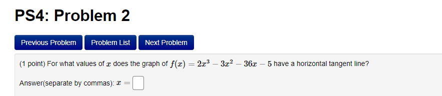 + bx + c. whose graph has an xintercept of 1: a