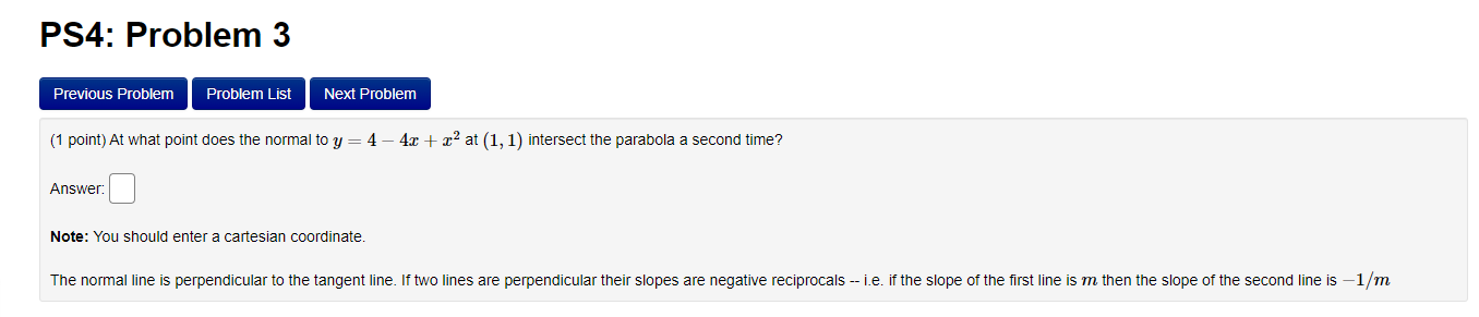 yintercept of -2, and a tangent line with a slope of -1
