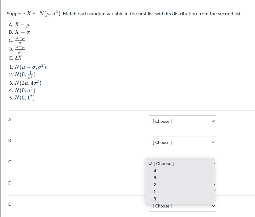 H B. X - 5 E. 2X 1. N( 1 - 0,