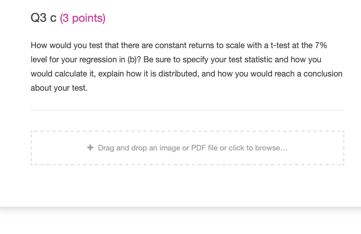 Q3 (a) to estimate /1 and B2 ? + Drag and drop