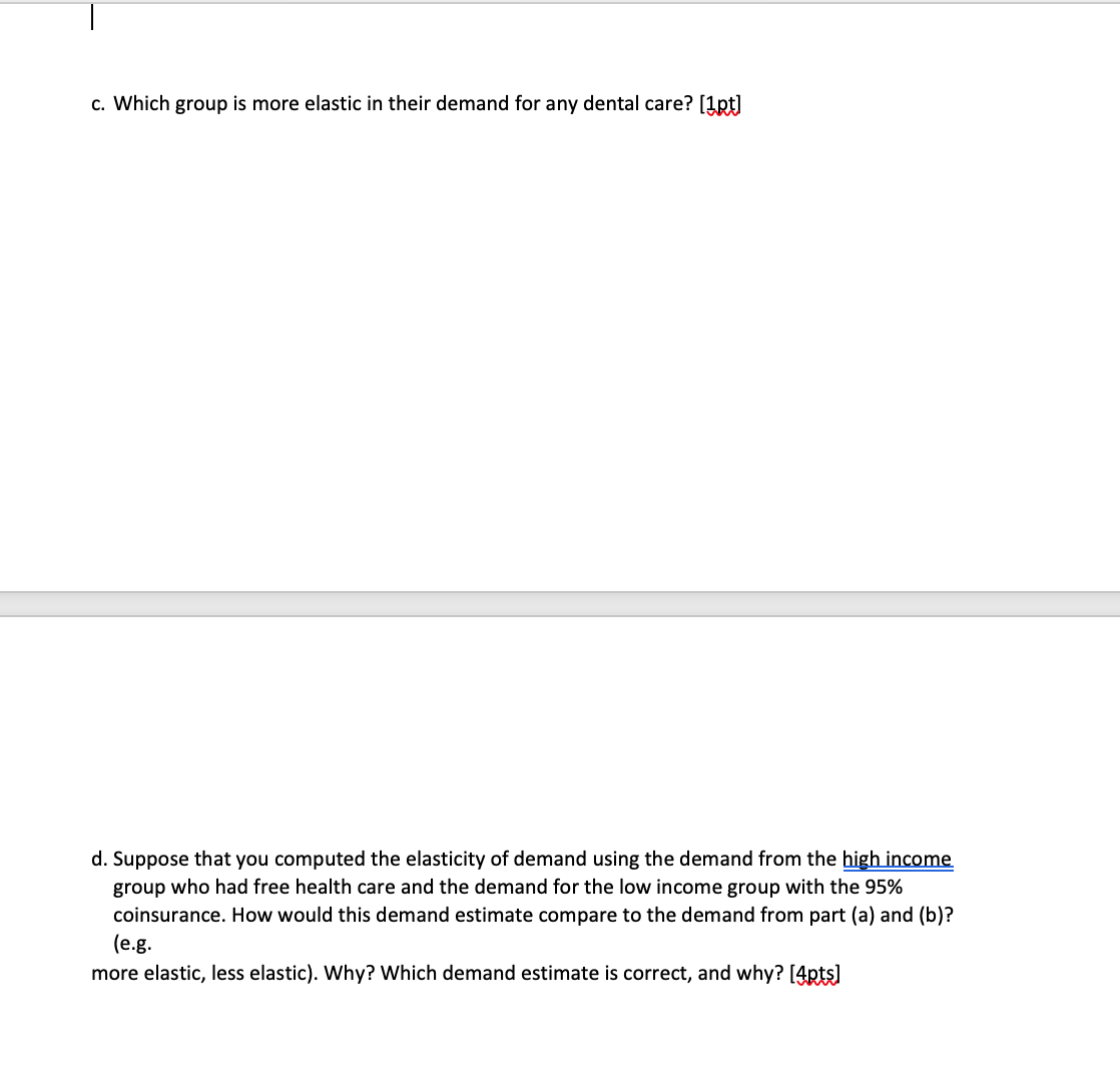 use the table to answer the questions c. Which group is more