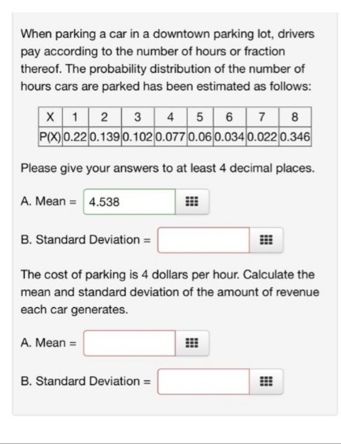 please solve clearly step by step. When parking a car in a