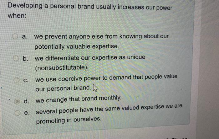 organization. c. others are dependent on that information. d. the "wheel" communication