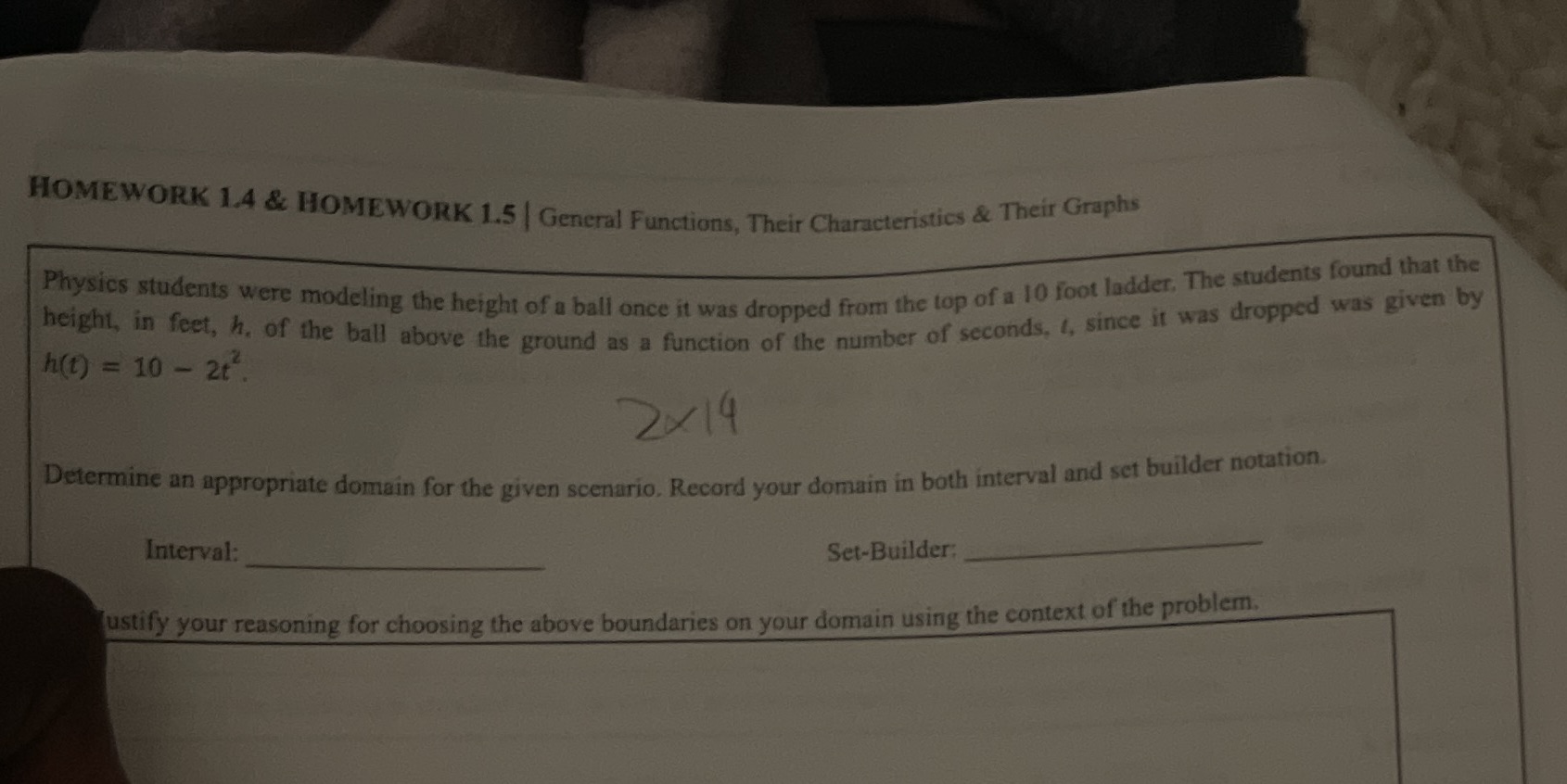  HOMEWORK 1.4 & HOMEWORK 1.5 | General Functions, Their Characteristics &