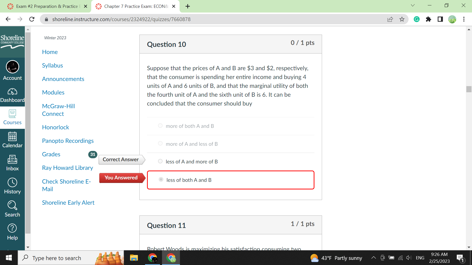  Exam #2 Preparation & Practice E X Chapter 7 Practice Exam: