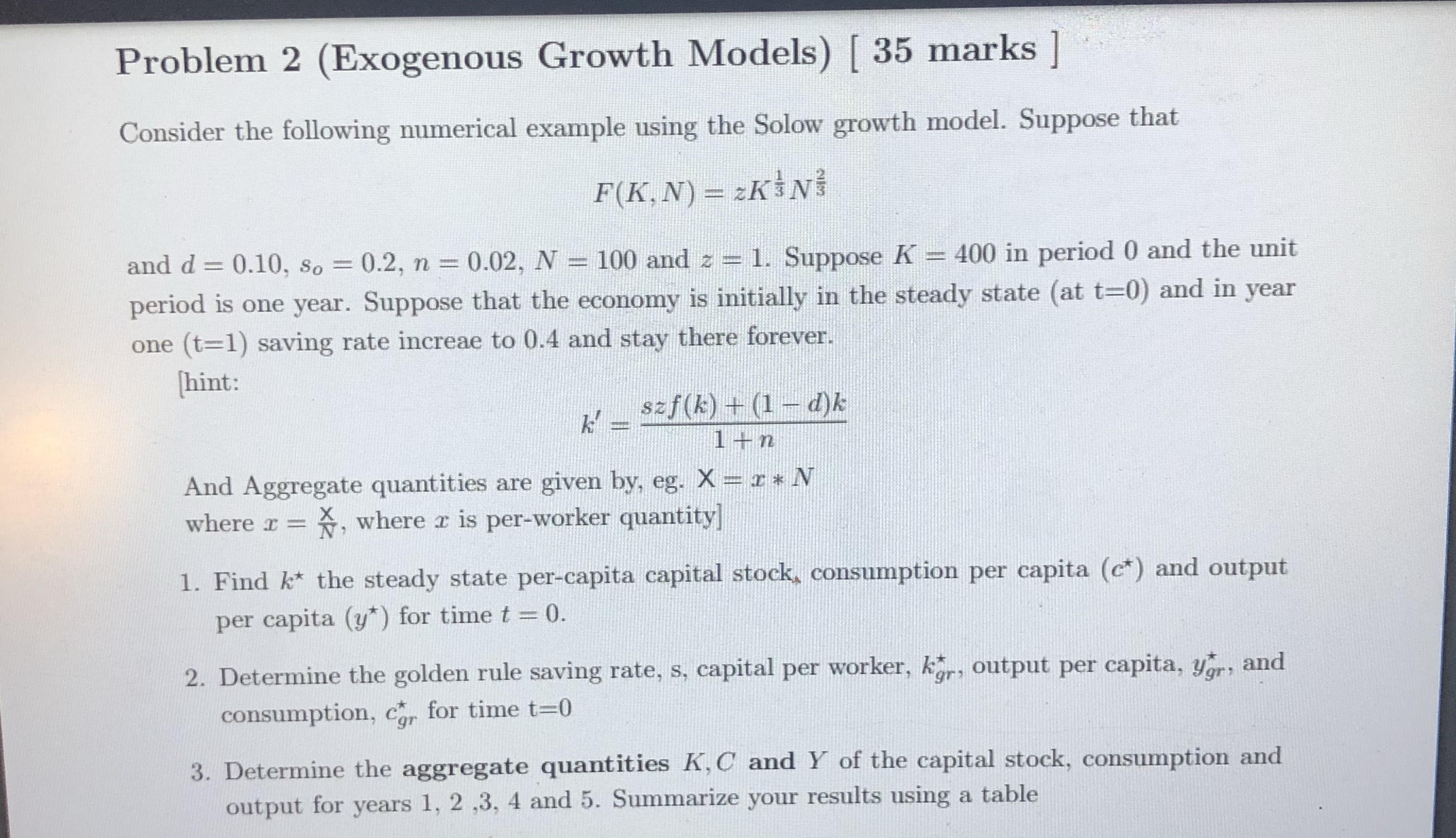 Need help with Problem 2, question number 3 only, see picture Problem