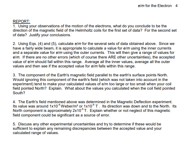 potential difference. This stream is projected into a uniform magnetic field which
