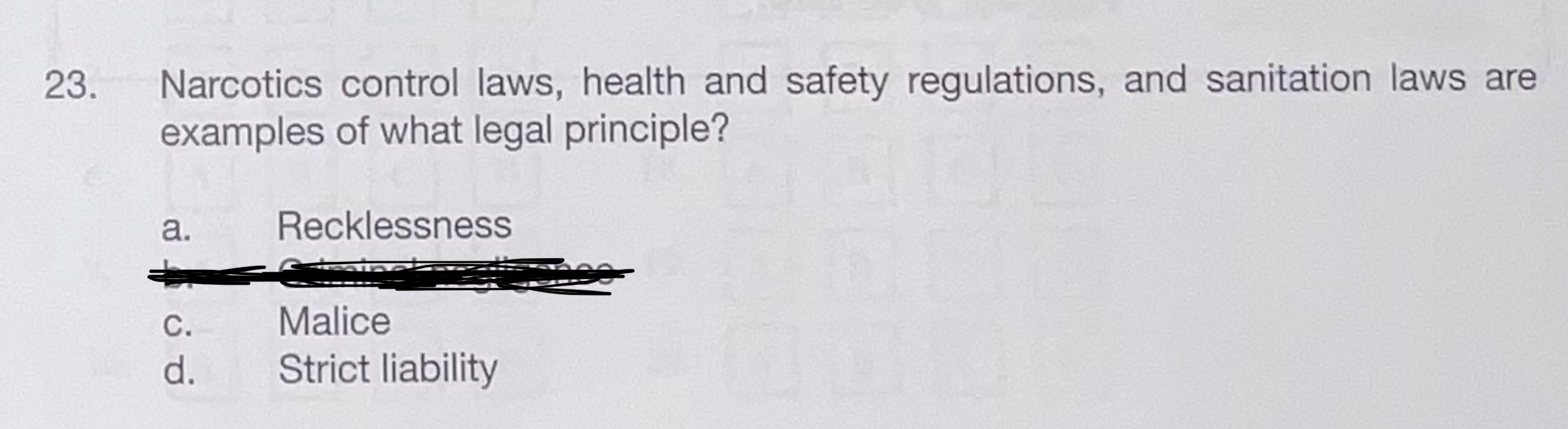 crime. Where would he most likely be successful? a. Office of Homeland