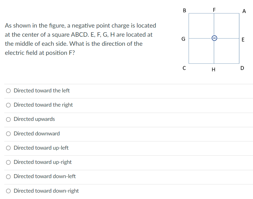 the center of a square ABCD. E, F, G, H are located