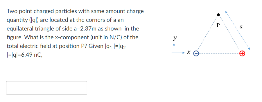 toward down-rightB F A As shown in the figure, a negative point