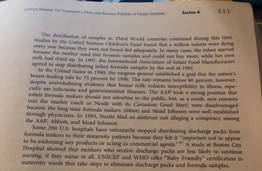 Question : please read case 6.8 -"Nestle: Products That Don't Fit Cultures"