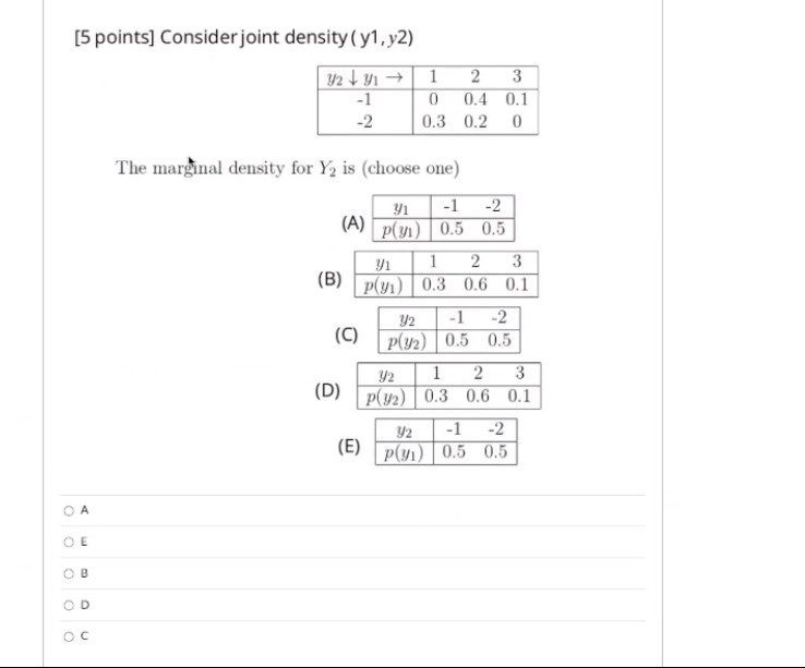 Oh: CHI w={ Then constant k = (choose one] {i} 3 {ii}