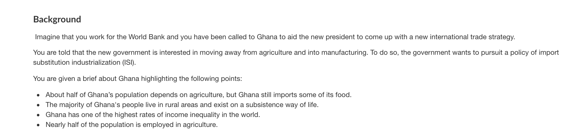 Hi, could you help me solve question 4 using the background info