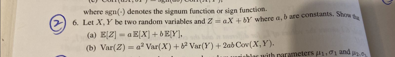  where sgn(.) denotes the signum function or sign function. 6. Let