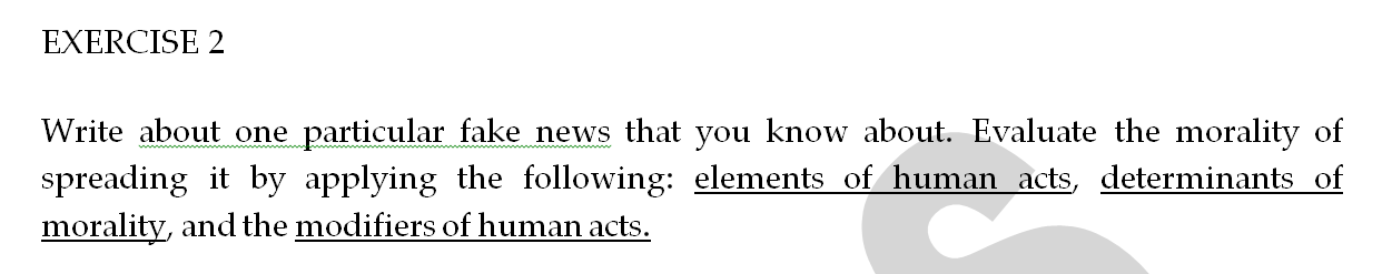 of the Philippines. I attached here the references to each question. Write