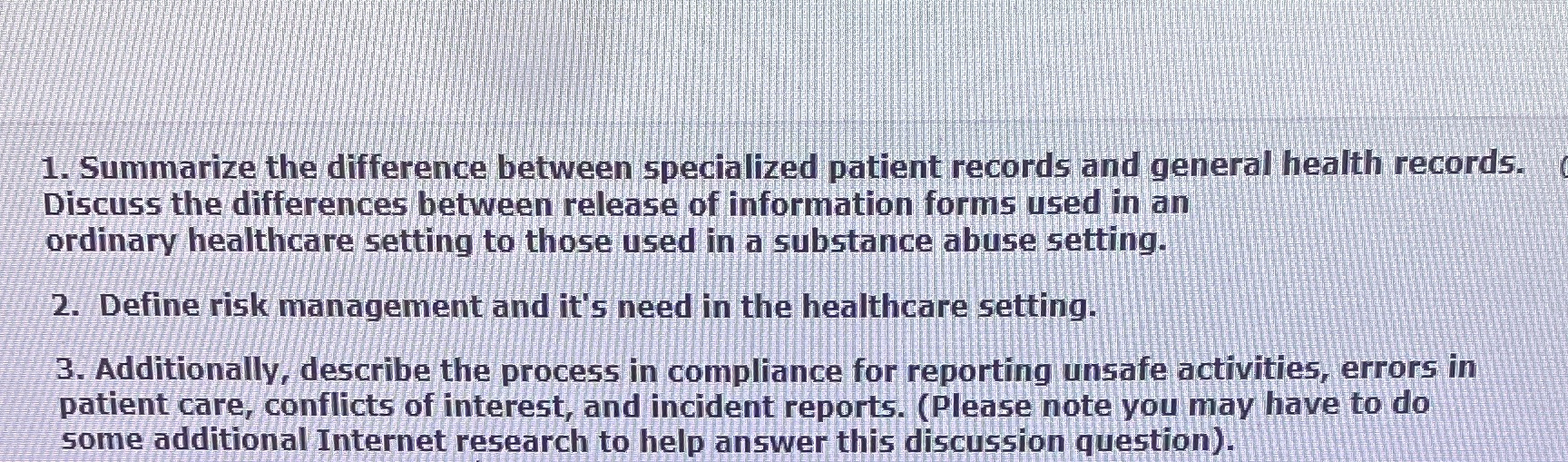 Please cite and references too . 1. Summarize the difference between specialized