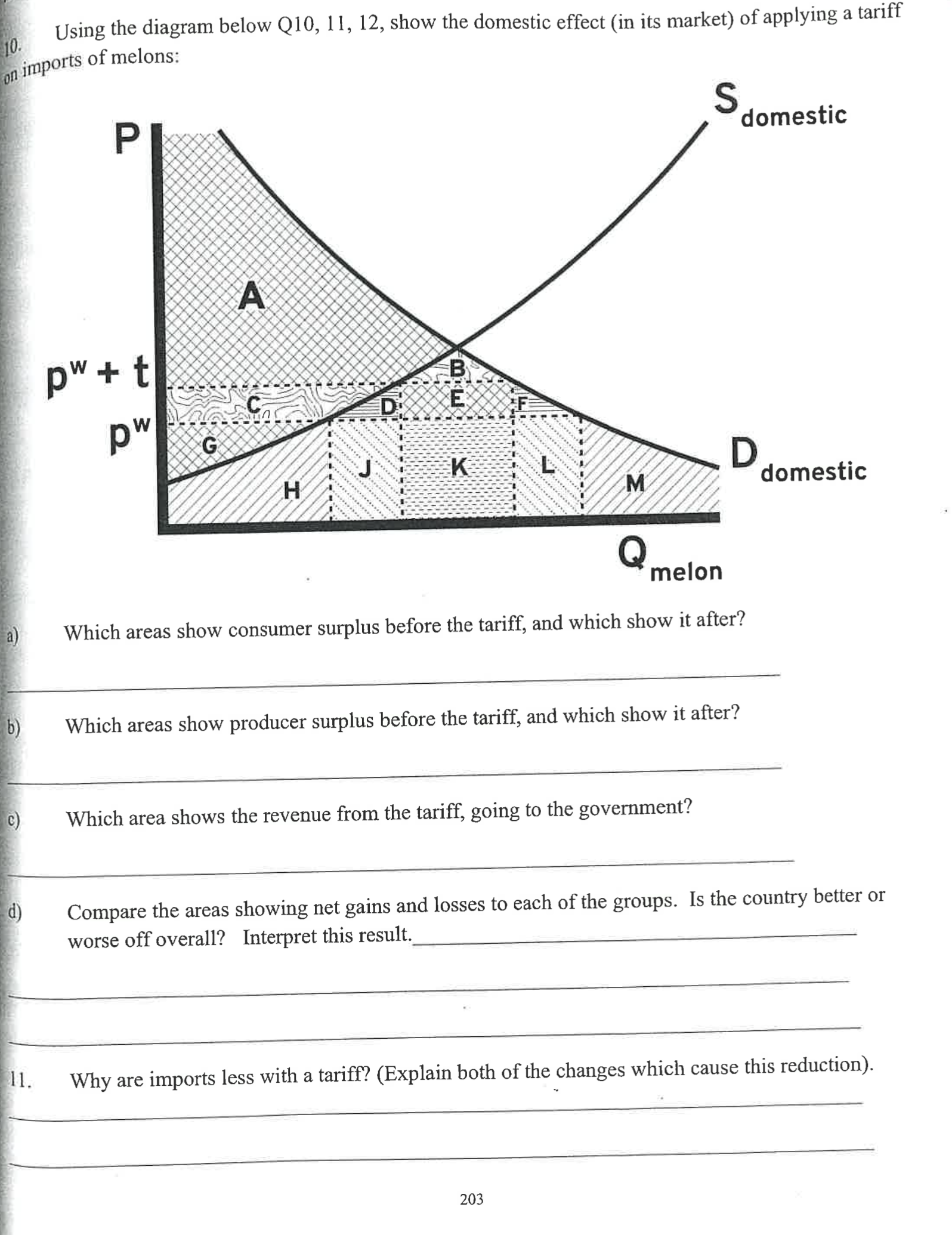 Can someone help me with these? Using the diagram below Q10, 11,