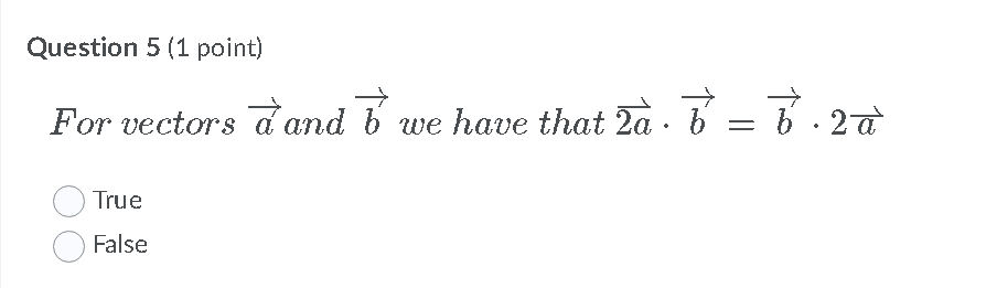 of E) - b X E) mil result in a O the