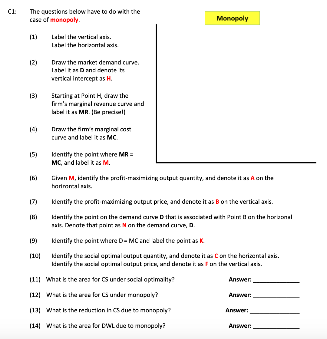Please help our microecon assignment with graphs The questions below have to