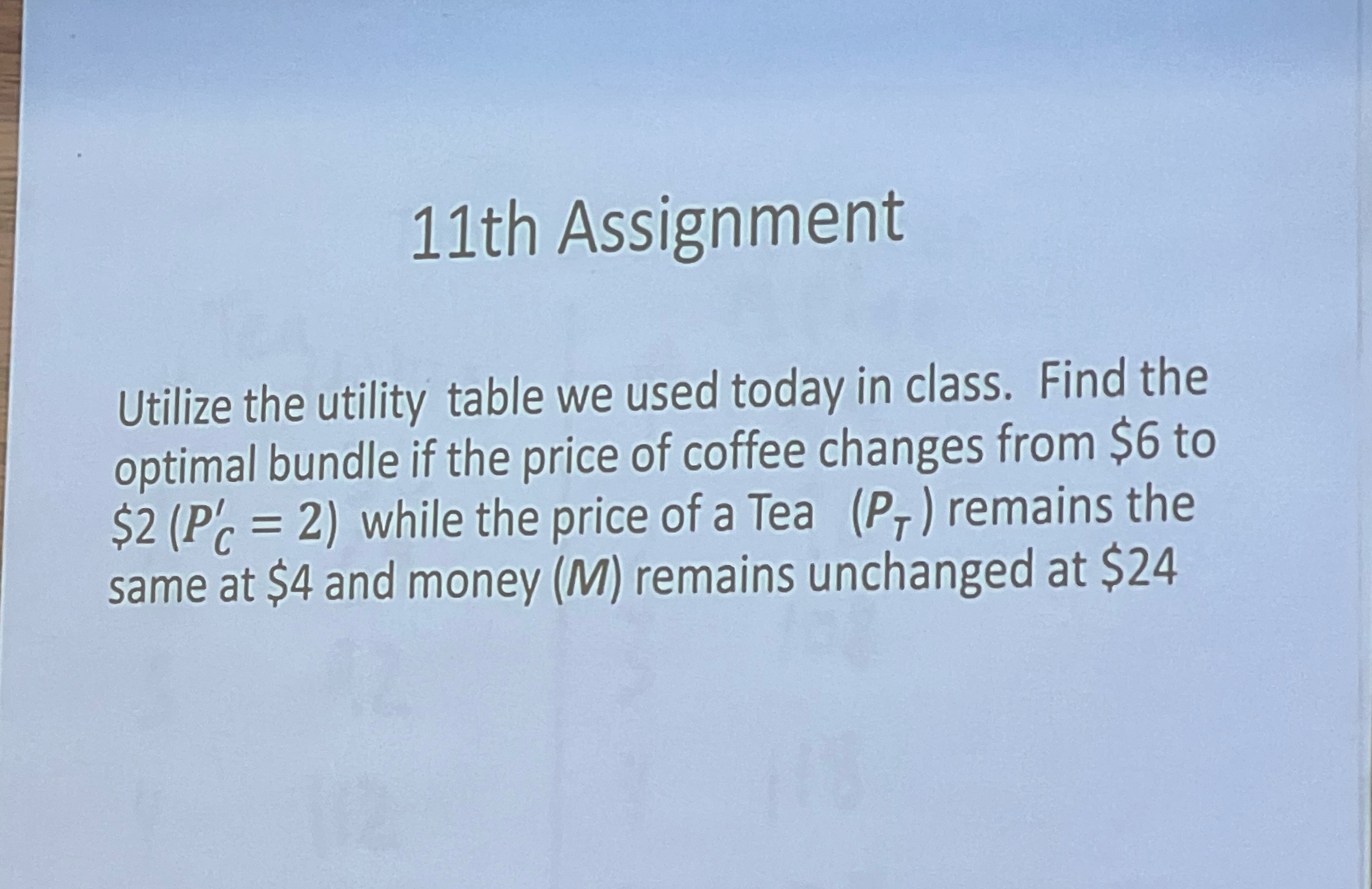 Tea | utility | Coffee | Utility 1. 36. 1. 542. 68.