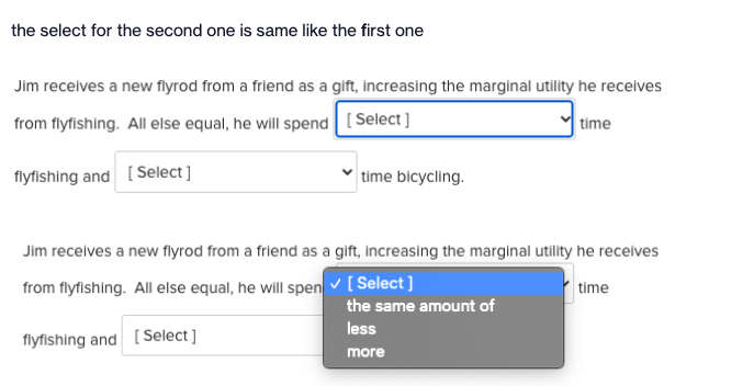 thanks for working the select for the second one is same like