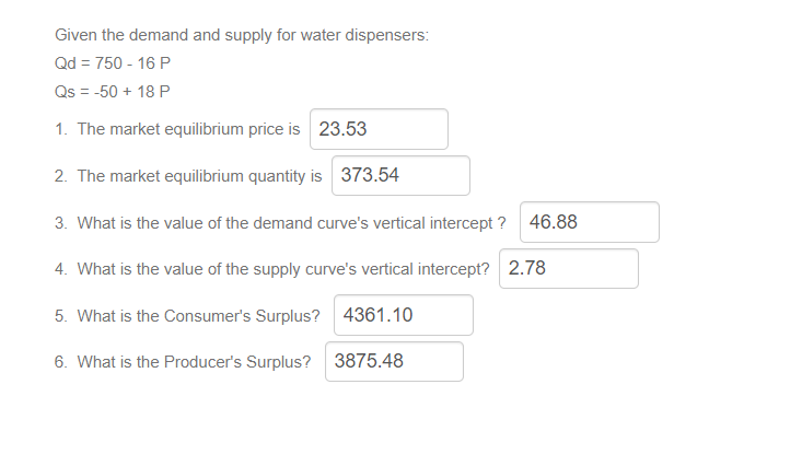 not can you give me an explanation?Thank you Assuming a normal market,