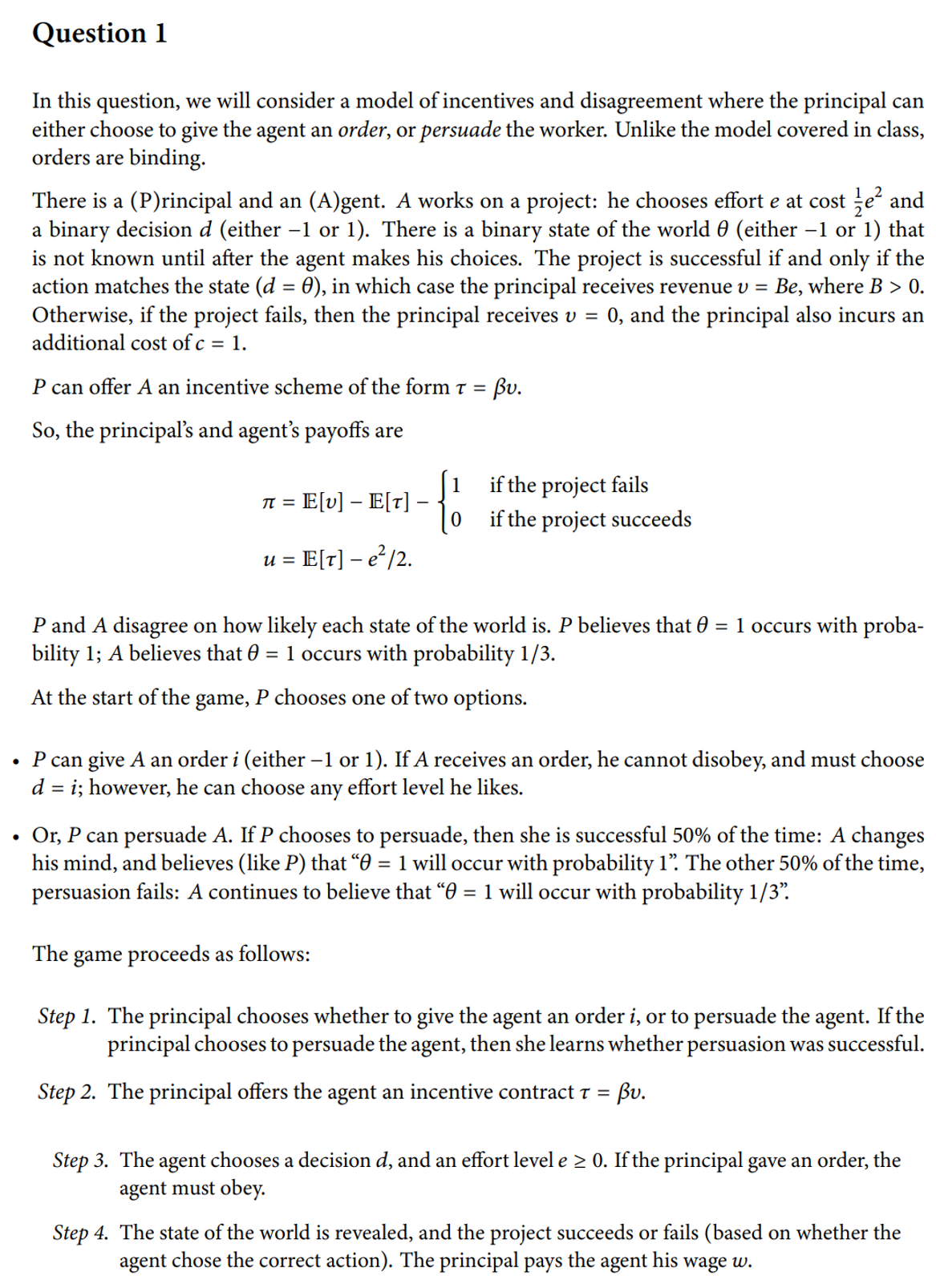 Please answer the following question Question 1 In this question, we will