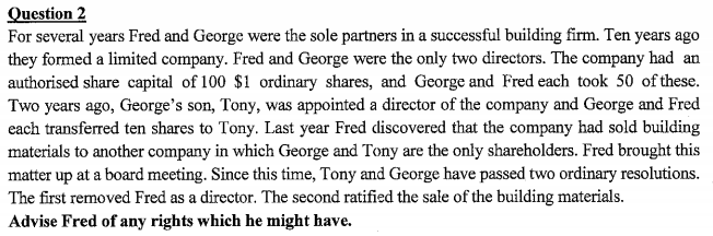 Provide references thanks Question 1 The premises of Babasiga Ltd are often