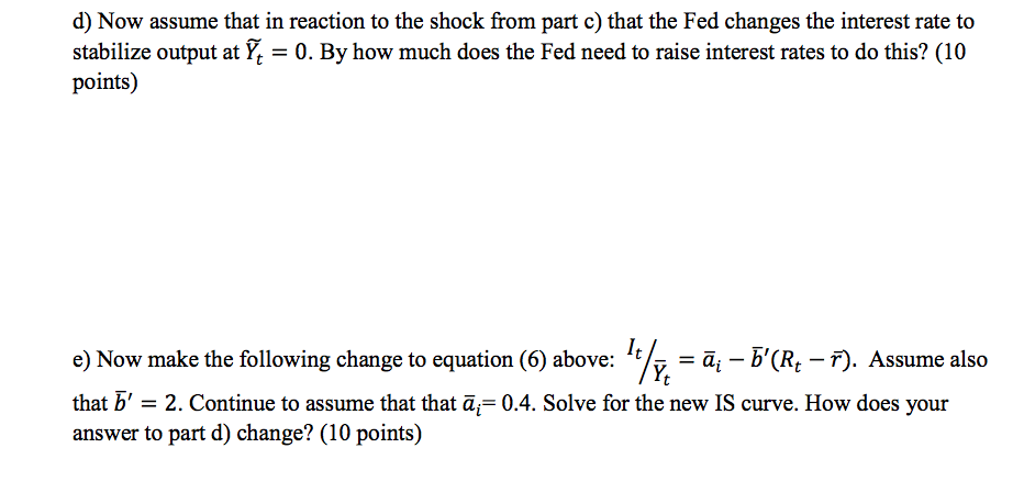 = Goth + G: + EX, - IM, (1) where Y, is