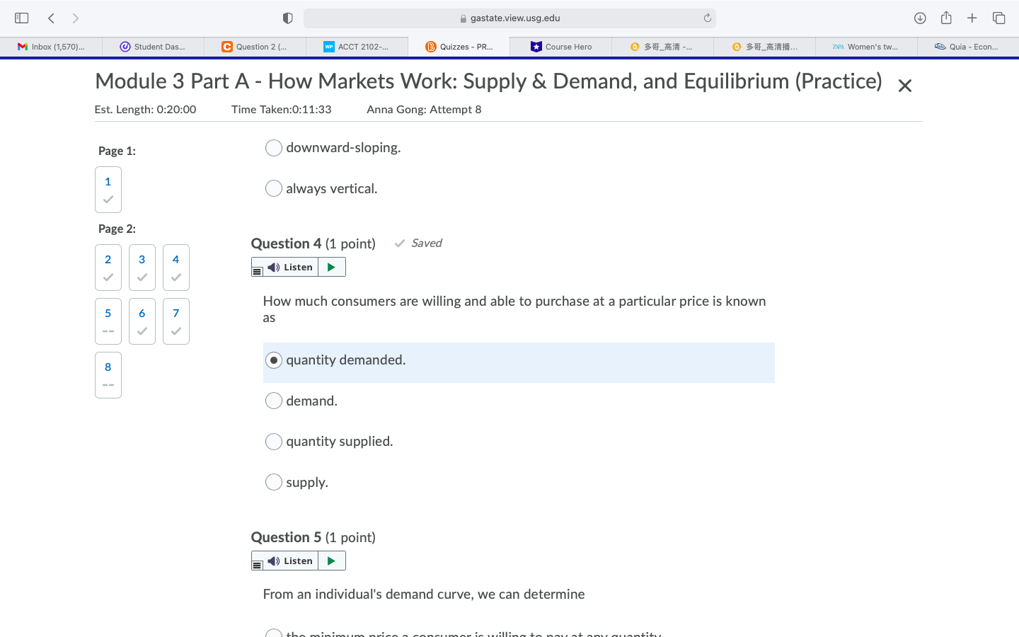 + M Inbox (1,570).. Student Das.. C Question 2 (.. WP ACCT