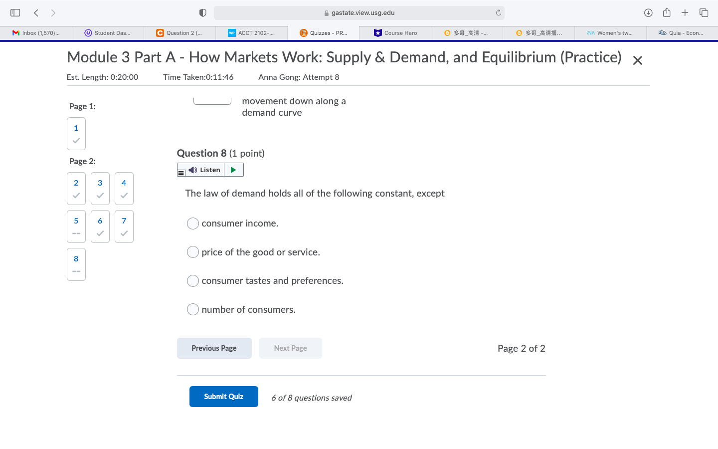 Quia - Econ... Module 3 Part A - How Markets Work: Supply