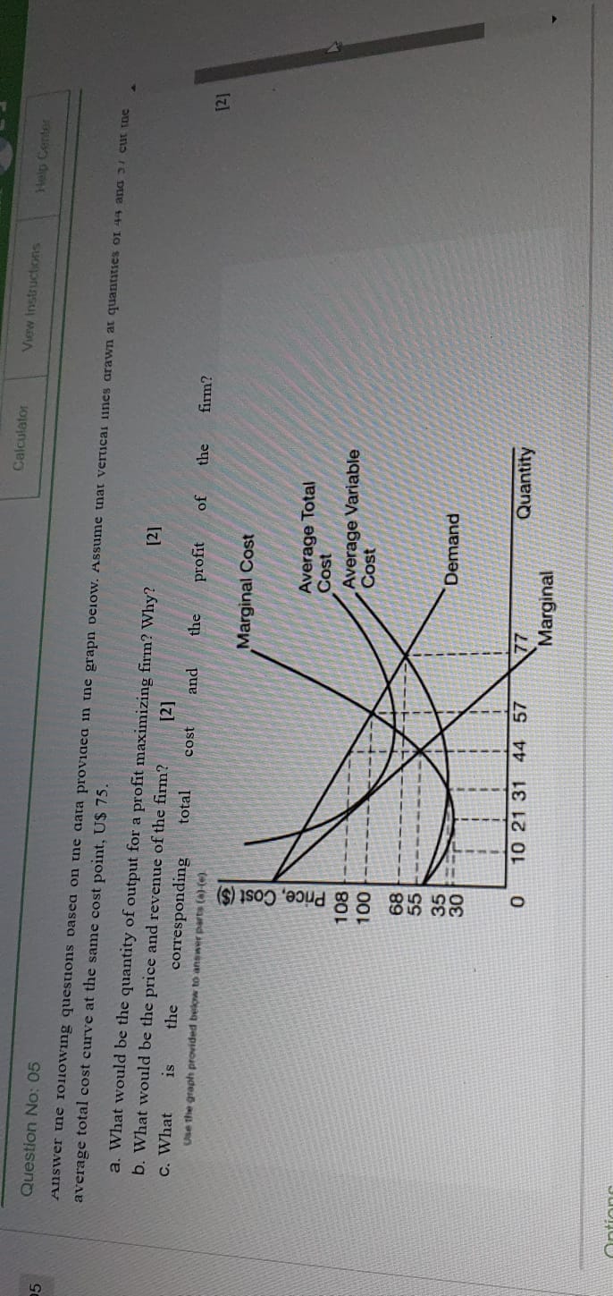  Calculator View instructions Hip Center Question No: 05 15 Answer the